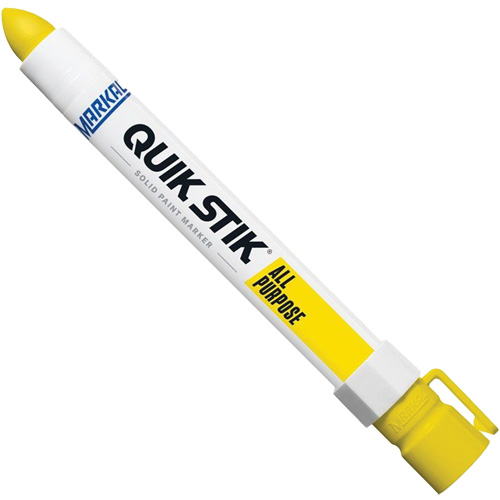 Quik Stik&reg; Twist-Up Paint Markers, Liquid, Yellow Absolute Business Supply