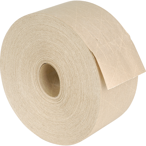 Reinforced Gummed Tape, 60 mm (2-9/25") x 137.2 m (450'), Kraft Absolute Business Supply