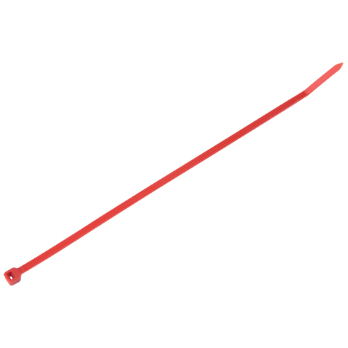 Attaches de c&acirc;ble interm&eacute;diaires, Longueur 8", R&eacute;sistance &agrave; la traction 40 lb, Rouge Absolute Business Supply