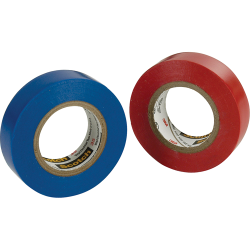 Scotch&reg; 35 Colour Coded Tape, 12.7 mm (1/2") x 20.1 m (66'), Blue, 7 mils Absolute Business Supply