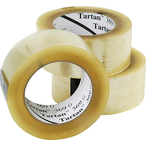 Ruban d'emballage Tartan 369, Adh&eacute;sif Acrylique, 1,6 mil, 48 mm (1-22/25") x 132 m (432') Absolute Business Supply
