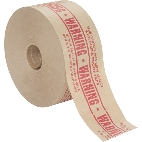 Pre-Printed Gummed Tapes, 72 mm (2-4/5") x 137 m (449.475'), Kraft Absolute Business Supply