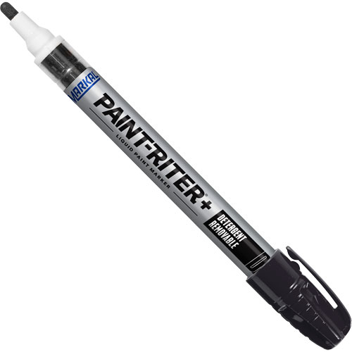 Marqueur &agrave; peinture nettoyable au d&eacute;tergent Paint-Riter+, Liquide, Noir Absolute Business Supply