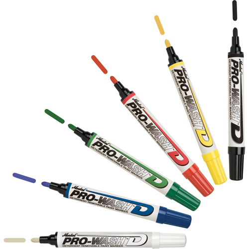 Paint-Riter&reg;+ Water Removable Paint Marker, Liquid, Red Absolute Business Supply