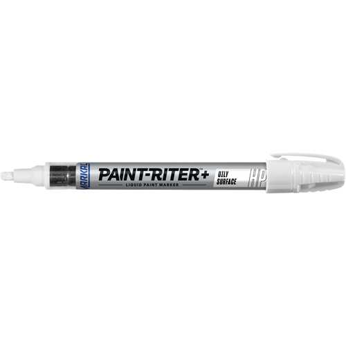 Marqueur pour surfaces huileuses Paint-Riter +, Liquide, Blanc Absolute Business Supply