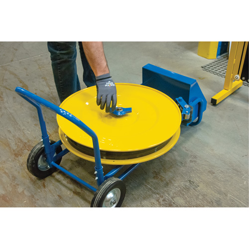 Strapping Dispenser, Polyester/Steel/Polypropylene Straps, 16"/8" Core Dia., 3"/8"/6" Roll Width Absolute Business Supply