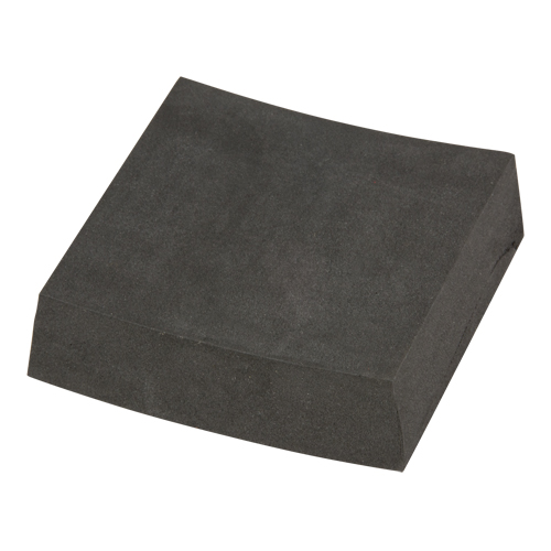 Black Neoprene Foam, 1" Thick, 3" L x 3" W Absolute Business Supply