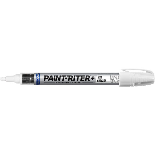 Paint-Riter&reg;+ Wet Surface Paint Marker, Liquid, White Absolute Business Supply