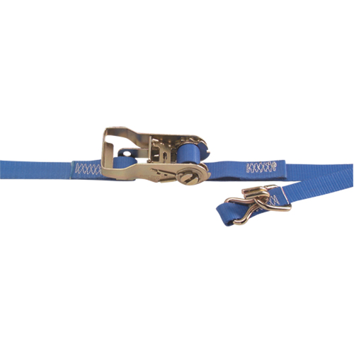 Heavy-Duty Utility Straps, Ratchet, 1" W x 16' L, 835 lbs. (380 kg) WLL Absolute Business Supply