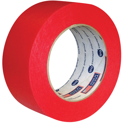 Rubans-cache color&eacute;s de cat&eacute;gorie utilitaire, 24 mm (1") x 55 m (180'), Rouge Absolute Business Supply