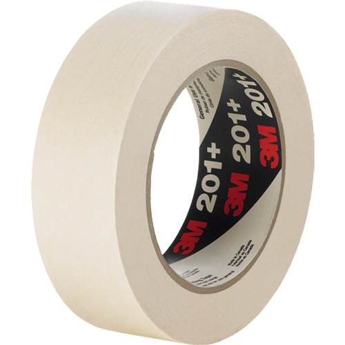 201+ General Use Masking Tape, 12 mm (1/2") x 55 m (180'), Tan Absolute Business Supply