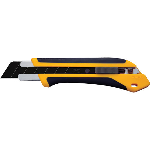 Couteau, 25 mm, Acier au carbone, Robuste, Prise en Fibre de verre Absolute Business Supply