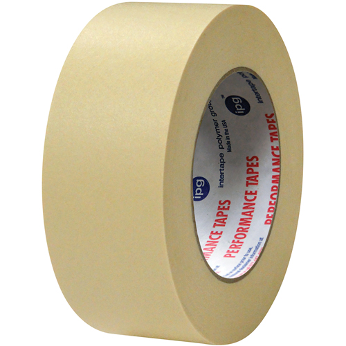 High Temp Premium Paper Masking Tapes, 48 mm (2") x 55 m (180'), Beige Absolute Business Supply