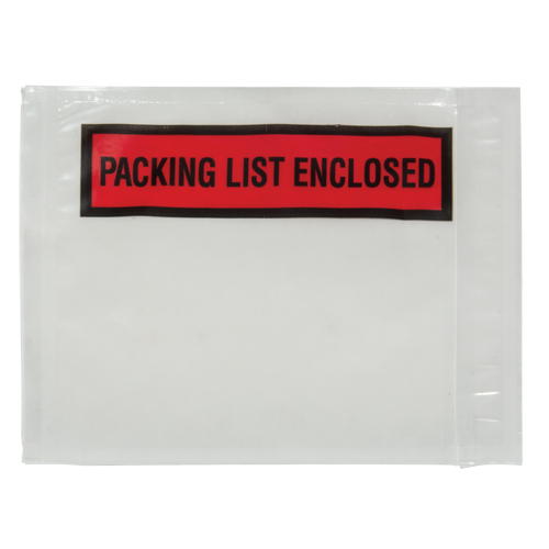 Packing List Envelope, 4-1/2" L x 5-1/2" W, Backloading Style Absolute Business Supply