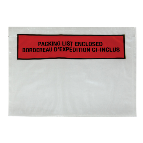 Packing List Envelope, 7" L x 5-1/2" W, Backloading Style Absolute Business Supply