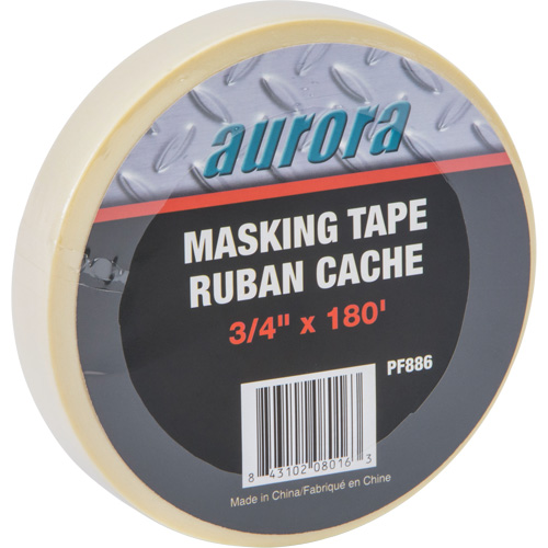 General Purpose Masking Tape, 18 mm (3/4") x 55 m (180'), Beige Absolute Business Supply