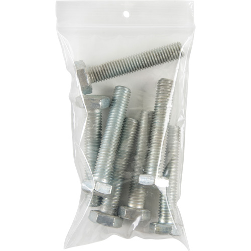 Sacs en poly, Refermable, 5" x 3", 4 mils Absolute Business Supply