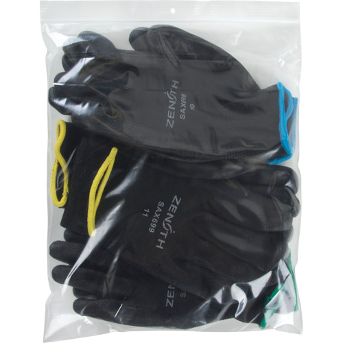 Poly Bags, Reclosable, 12" x 10", 2 mils Absolute Business Supply