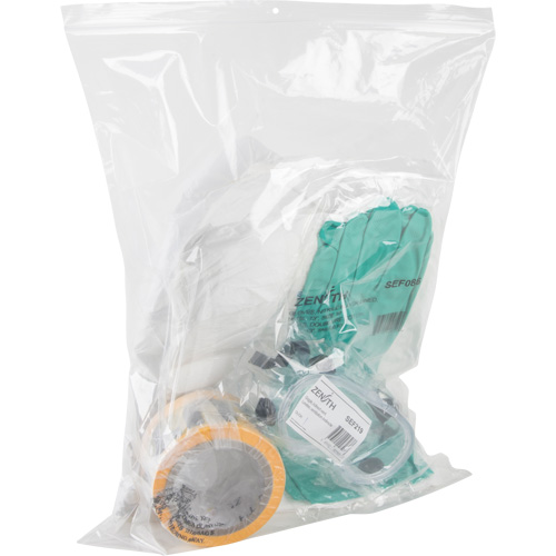 Poly Bags, Reclosable, 15" x 12", 4 mils Absolute Business Supply