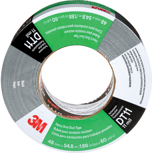 Ruban adh&eacute;sif robuste DT11, 11 mils, Noir, 48 mm (2") x 55 m (180') Absolute Business Supply