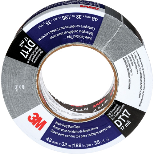 Ruban adh&eacute;sif super robuste DT17, 17 mils, Noir, 48 mm (2") x 32 m (105') Absolute Business Supply