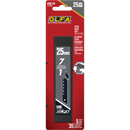 Ultra-Sharp Black Replacement Blades, Snap-Off Style Absolute Business Supply