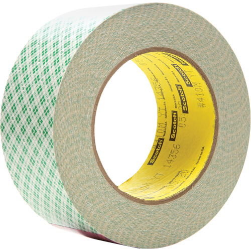 410M Double Coated Paper Tape, 50 mm (2") x 32.92 m (108'), Beige Absolute Business Supply
