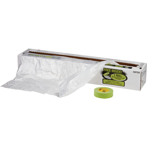 Trousse de pellicule de protection contre les surpulv&eacute;risations et ruban, 400' lo x 16' la, Plastique Absolute Business Supply