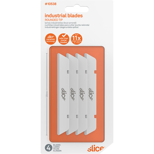 Slice Lame de rechange Finger-Friendly avec bout arrondi s&eacute;curitaire pour les doigts, Style Simple Absolute Business Supply