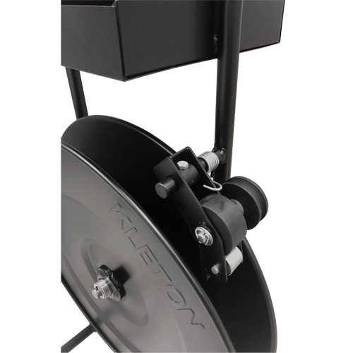 Strapping Dispenser, Polyester/Steel/Polypropylene Straps, 16"/8" Core Dia., 3"/8"/6" Roll Width Absolute Business Supply