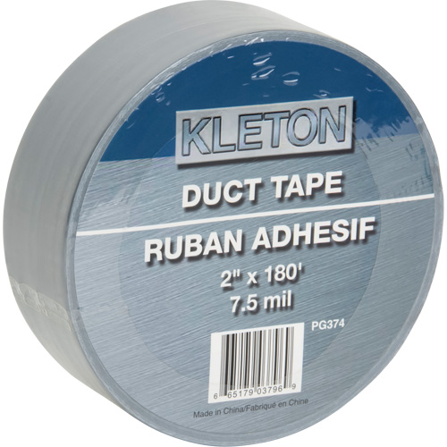 Utility Grade Duct Tape, 7.5 mils, Silver, 50 mm (2") x 55 m (180') Absolute Business Supply