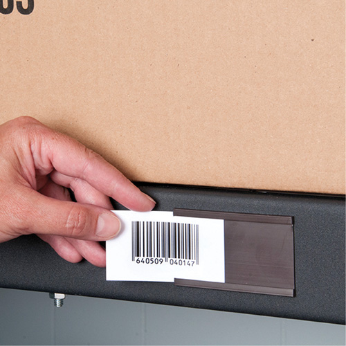 Card Holder, Magnetic, 600" L x 2" W Absolute Business Supply