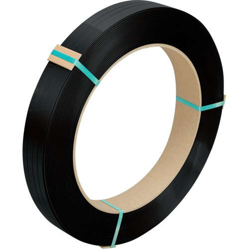 Strapping, Polyester, 1/2" W x 2756' L, Black, Manual Grade Absolute Business Supply