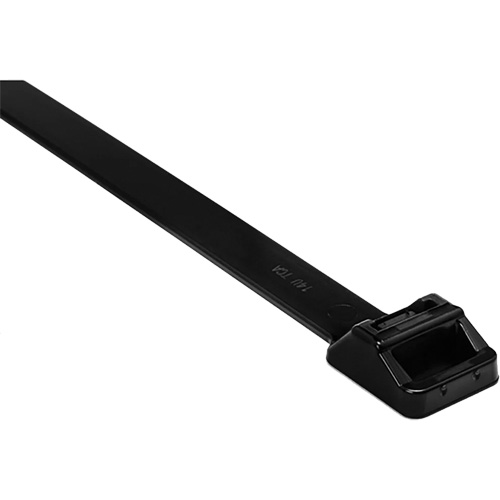 Collier de serrage gros calibre, Longueur 20", R&eacute;sistance &agrave; la traction 250 lb, Noir Absolute Business Supply