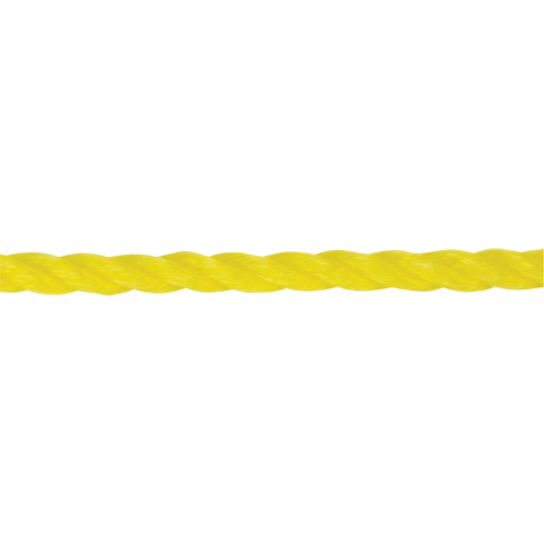 1/4" Braided Yellow Rope, Polypropylene, 1300' Absolute Business Supply