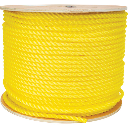 3/8" Braided Yellow Rope, Polypropylene, 630' Absolute Business Supply