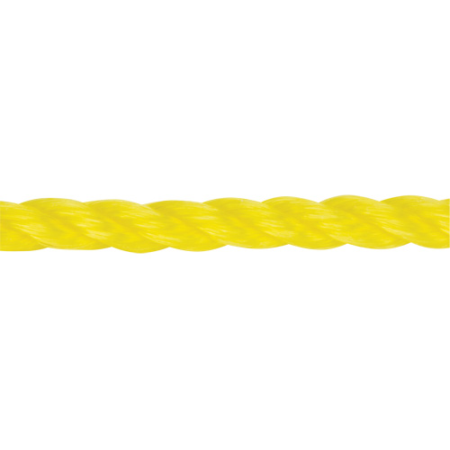 3/8" Braided Yellow Rope, Polypropylene, 630' Absolute Business Supply