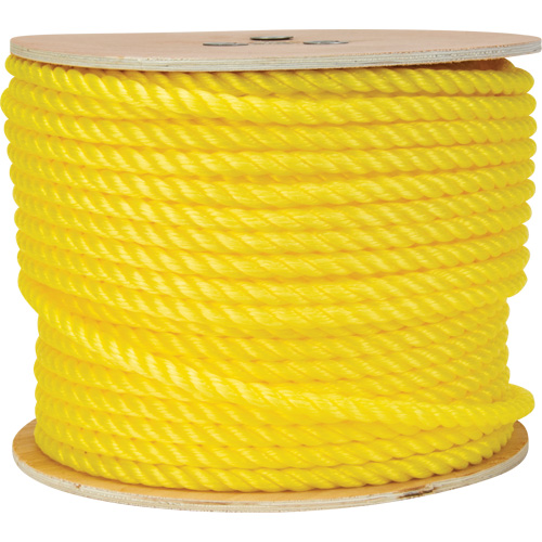 1/2" Braided Yellow Rope, Polypropylene, 335' Absolute Business Supply