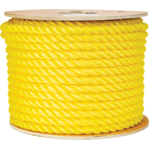 5/8" Braided Yellow Rope, Polypropylene, 200' Absolute Business Supply