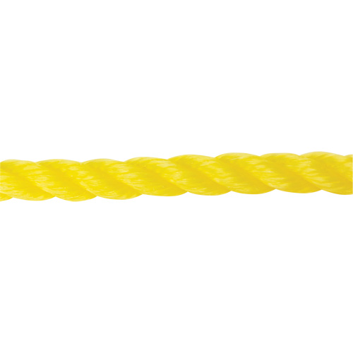 5/8" Braided Yellow Rope, Polypropylene, 200' Absolute Business Supply