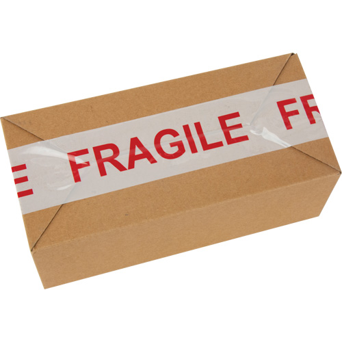 Ruban d'emballage Fragile, Adh&eacute;sif Thermofusible, 2 mils, 48 mm (2") x 100 m (328') Absolute Business Supply