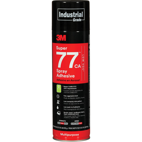 Super 77 Multi-Purpose Spray Adhesive, Aerosol Can Absolute Business Supply
