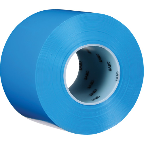 Durable Floor Marking Tape 971, 4" x 108', Vinyl, Blue Absolute Business Supply