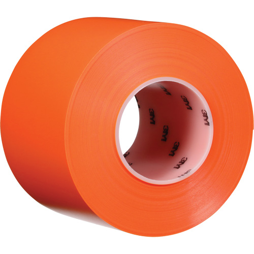 Durable Floor Marking Tape 971, 4" x 108', Vinyl, Orange Absolute Business Supply