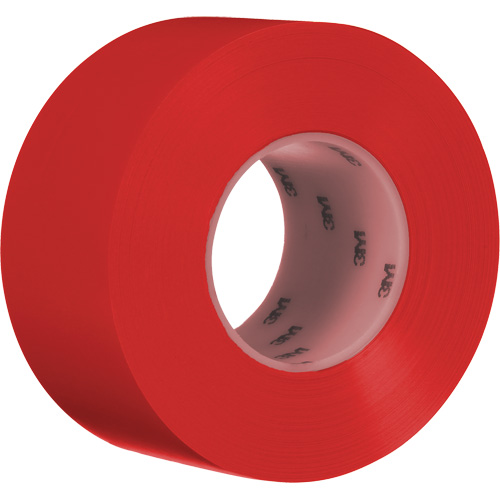 Durable Floor Marking Tape 971, 3" x 108', Vinyl, Red Absolute Business Supply