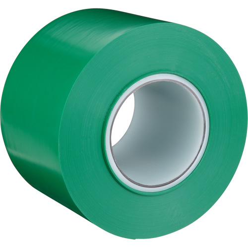 Durable Floor Marking Tape 971, 4" x 108', Vinyl, Green Absolute Business Supply