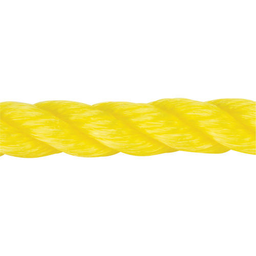 Braided Yellow Rope, Polypropylene, 144' Absolute Business Supply