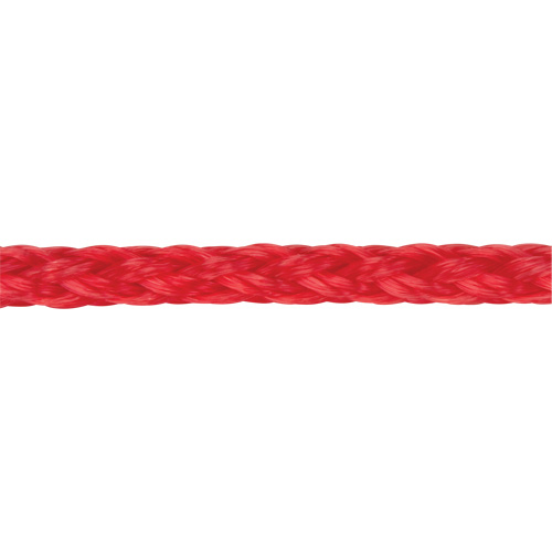 Braided Red Rope, Polypropylene, 500' Absolute Business Supply