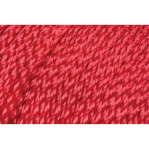 Braided Red Rope, Polypropylene, 500' Absolute Business Supply