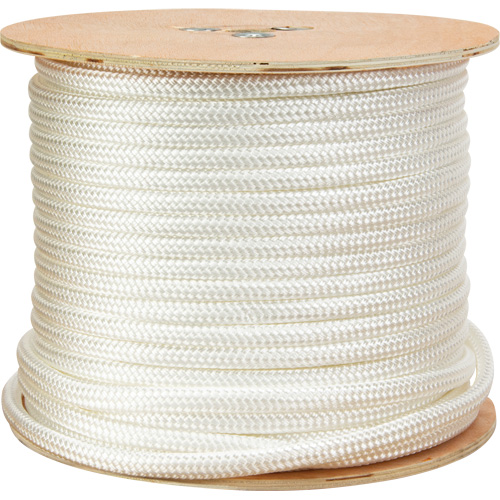 Braided White Rope, Nylon, 250' Absolute Business Supply